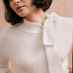 J. CREW bow extra soft sweater